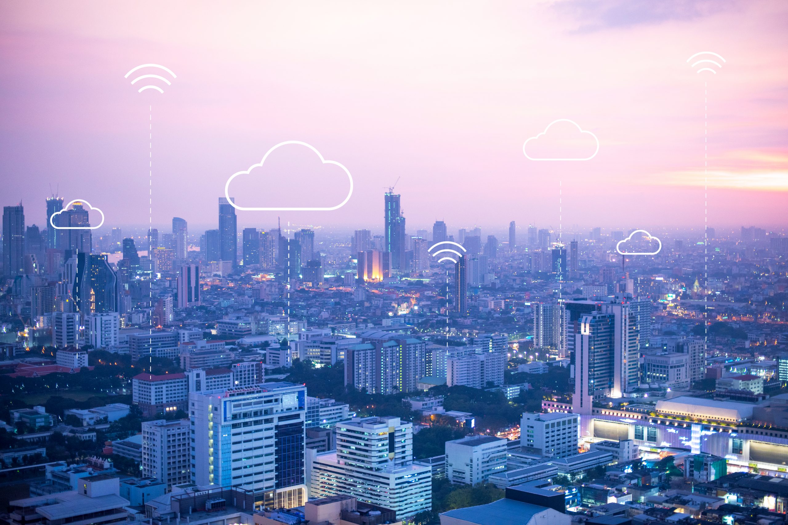 cloud computing banner background smart city scaled